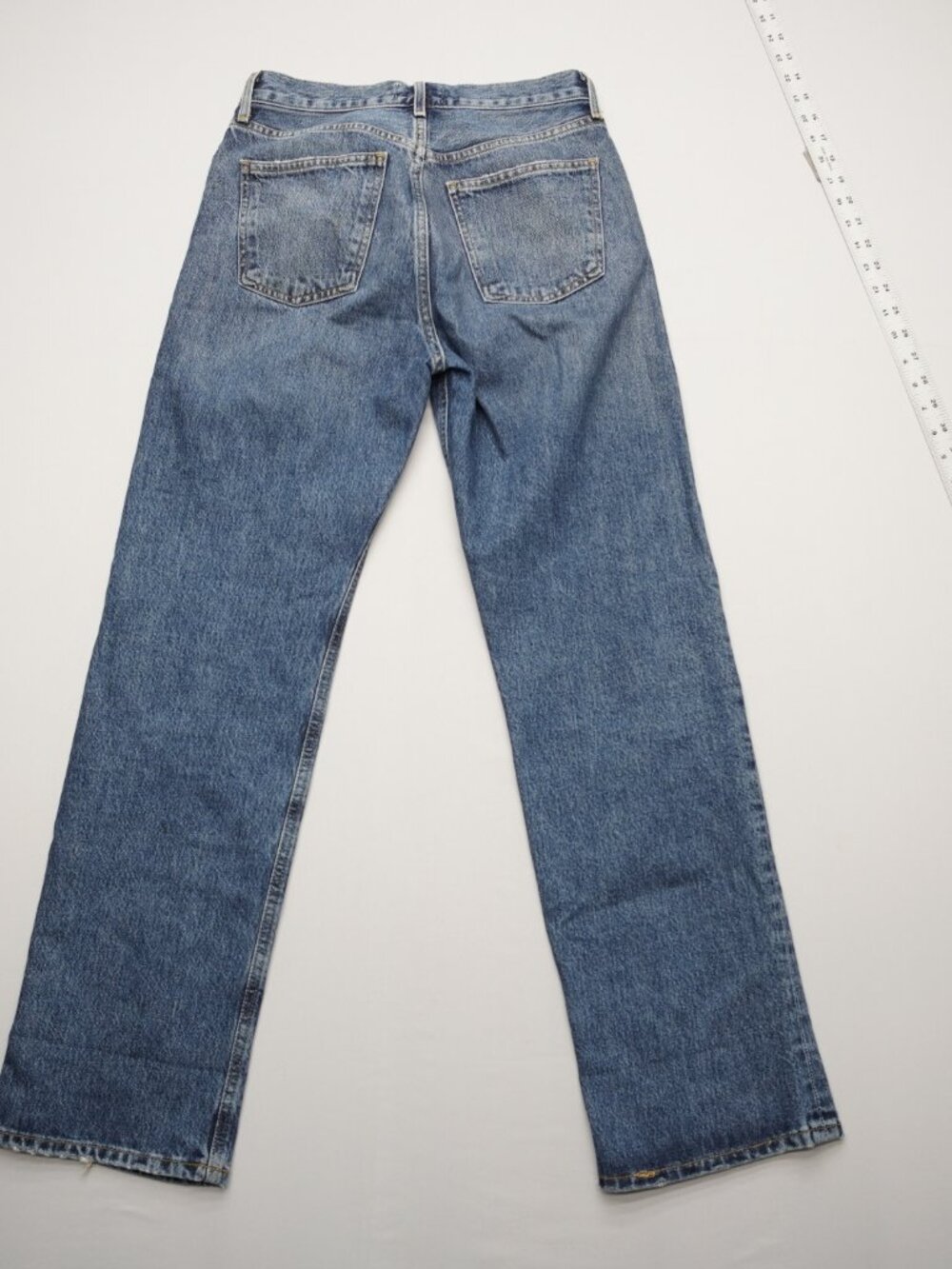 AGOLDE Fran Low Slung Easy Straight Jeans in Control Size 24 - Picture 4 of 12